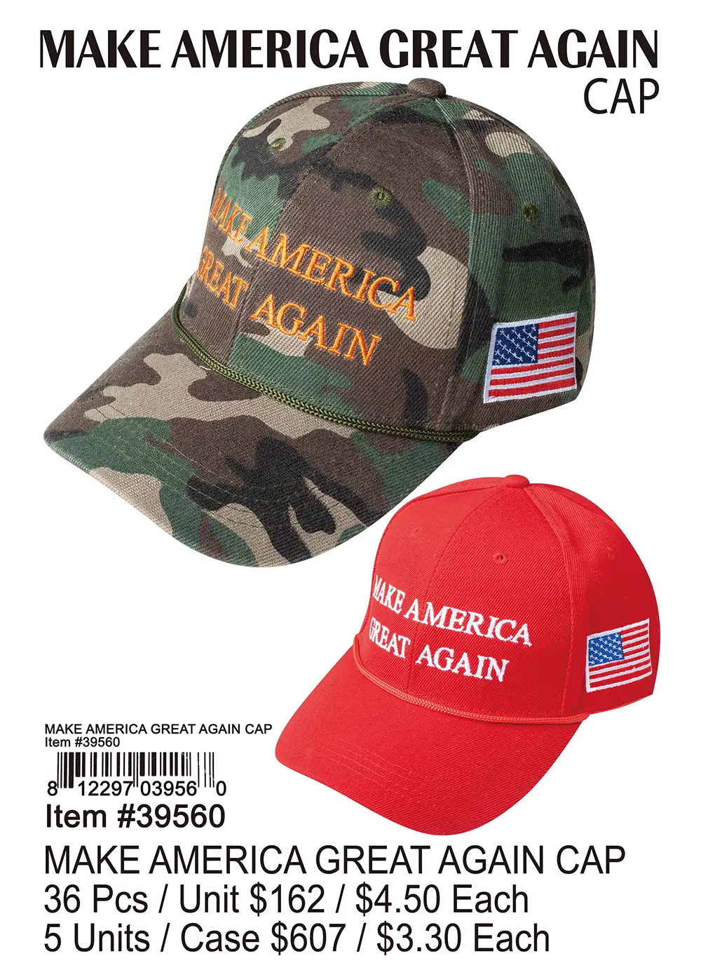 Make America Great Again Cap